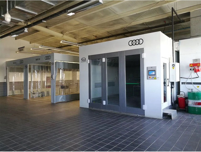 Audi Sprej Booth Projektu
